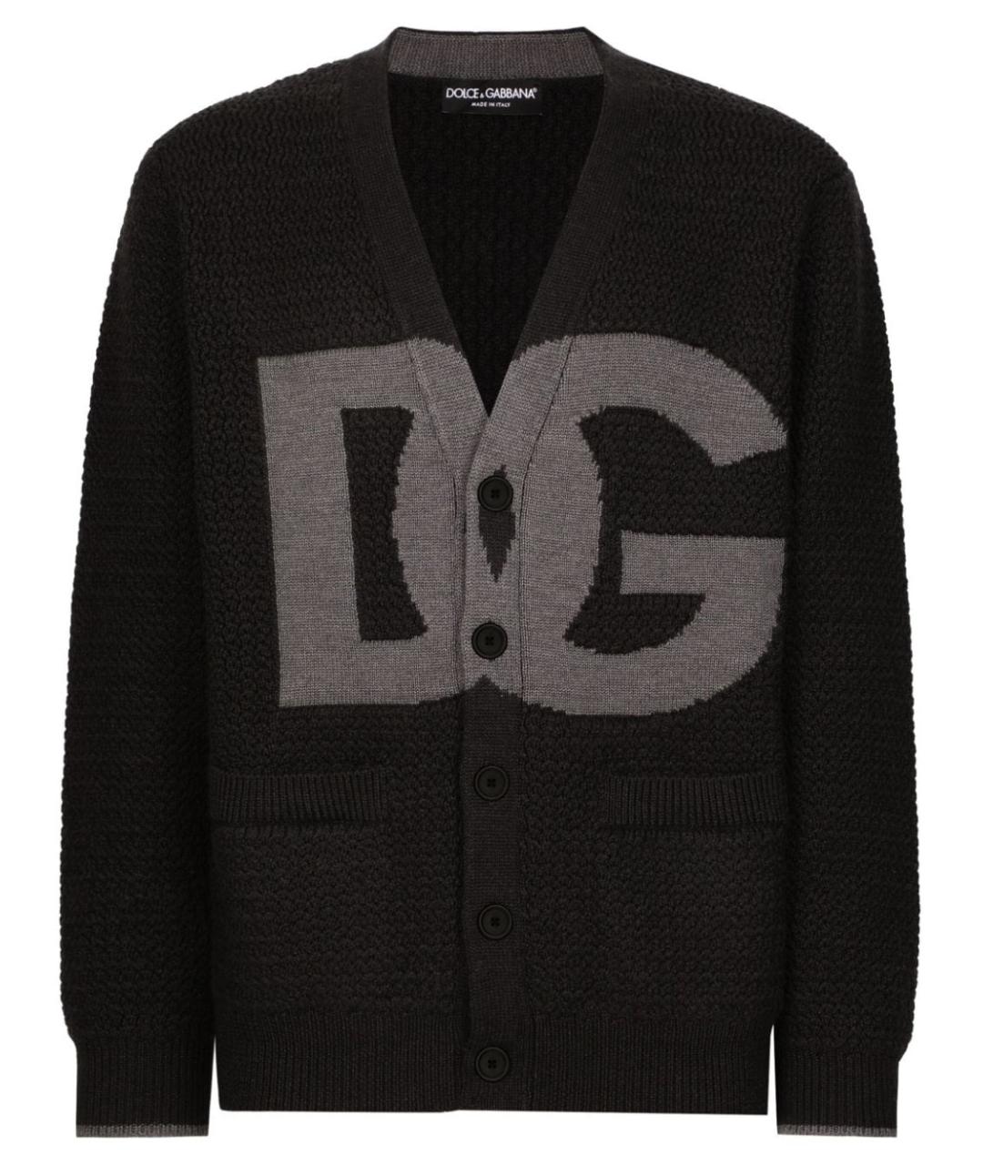 DOLCE&GABBANA Черный кардиган, фото 1