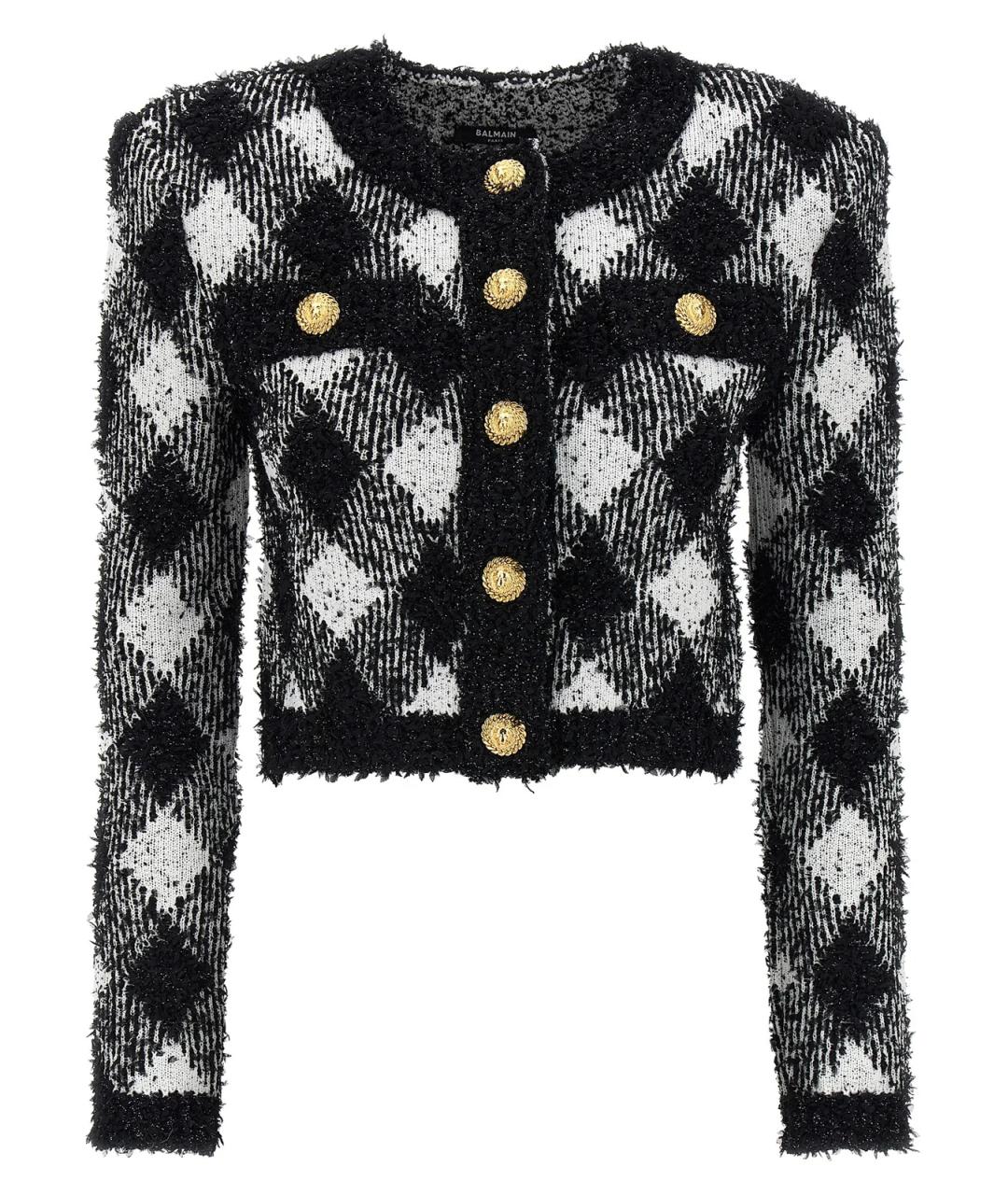 BALMAIN Мульти синтетический кардиган, фото 1