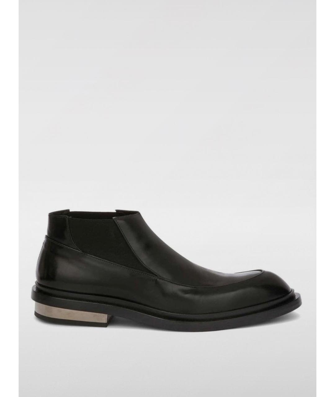 JIL SANDER Черные низкие ботинки, фото 6