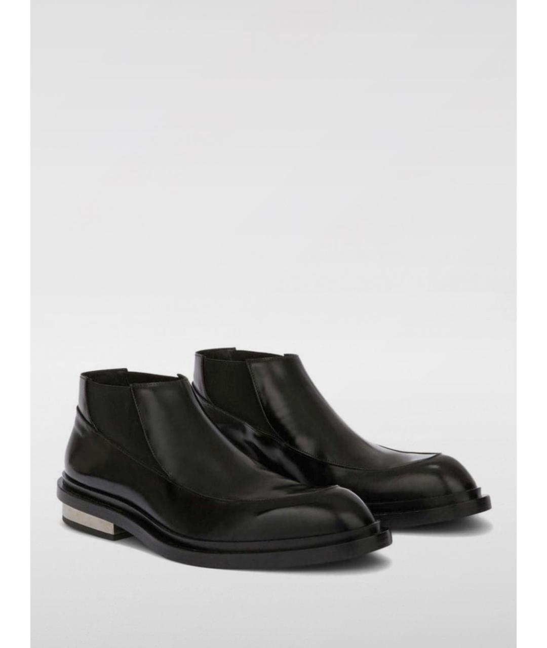 JIL SANDER Черные низкие ботинки, фото 3