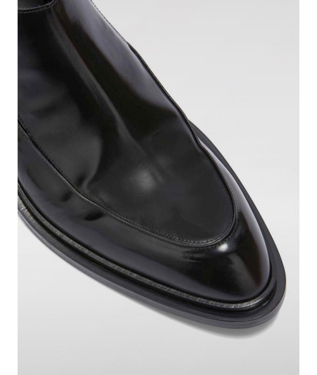 JIL SANDER Черные низкие ботинки, фото 5