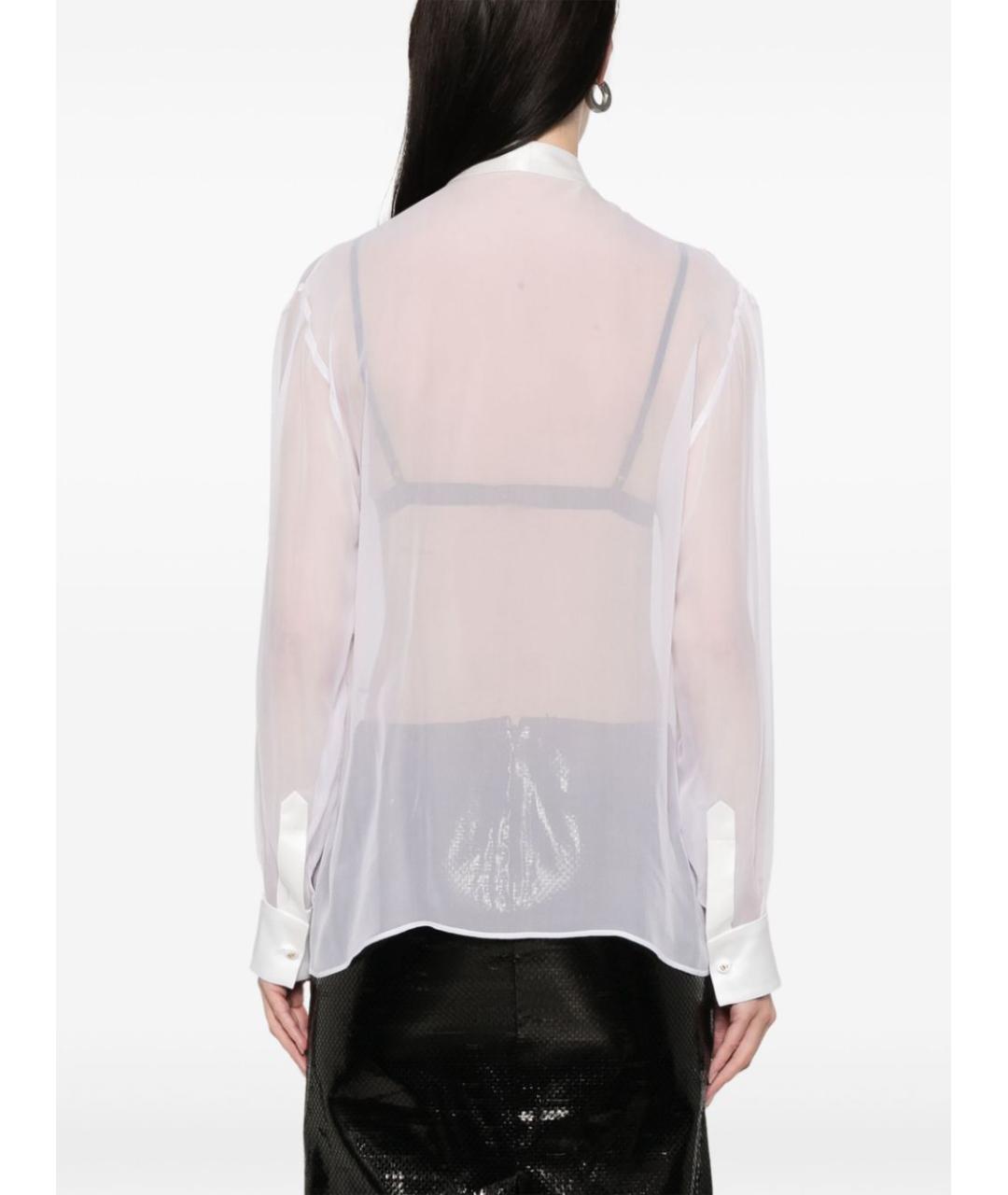 DOLCE&GABBANA Белая хлопковая рубашка, фото 2