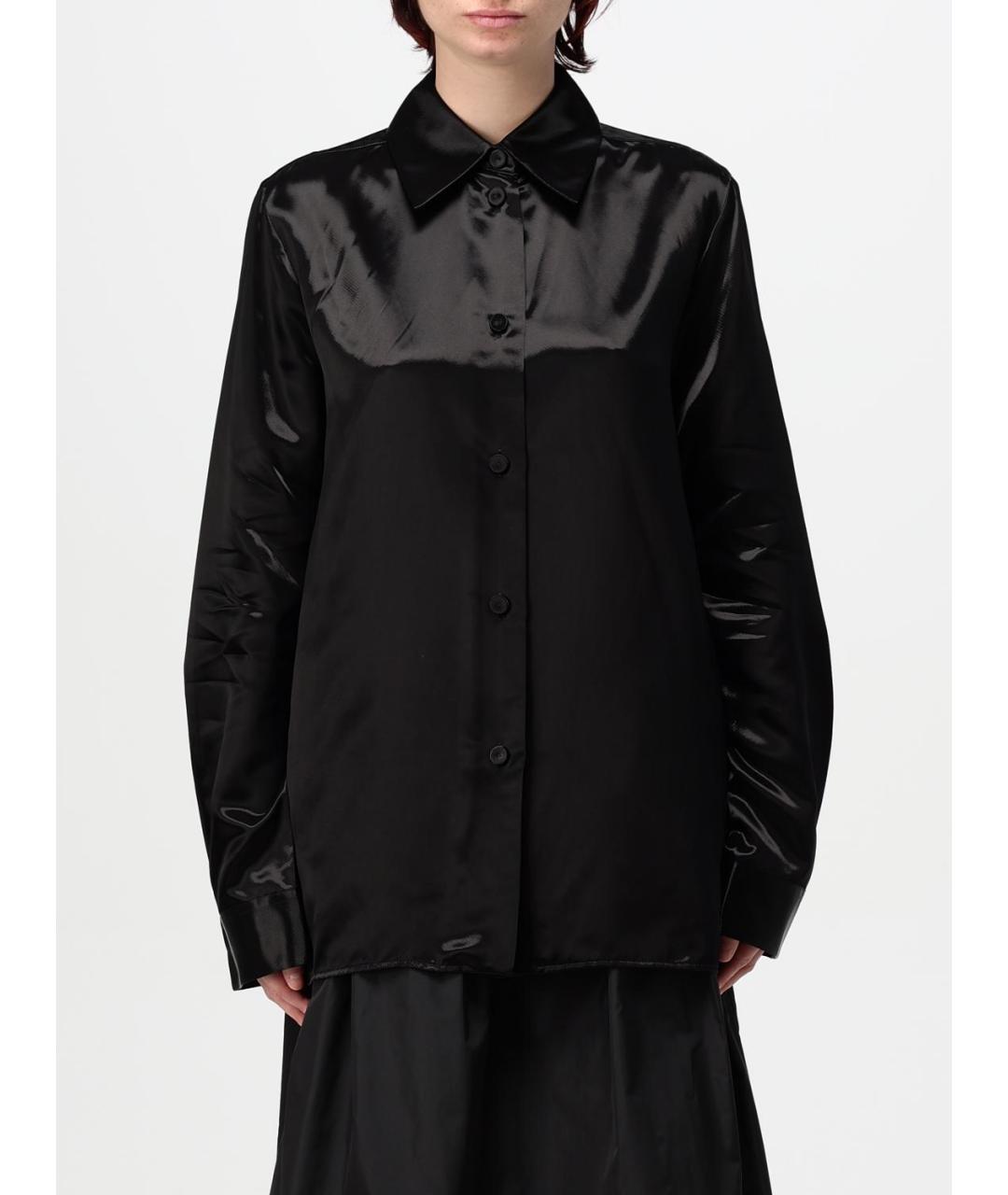 JIL SANDER Черная рубашка, фото 2