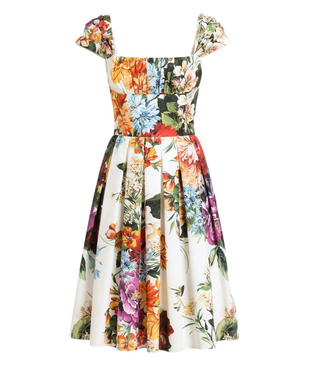 DOLCE&GABBANA Мульти хлопковый сарафан, фото 1