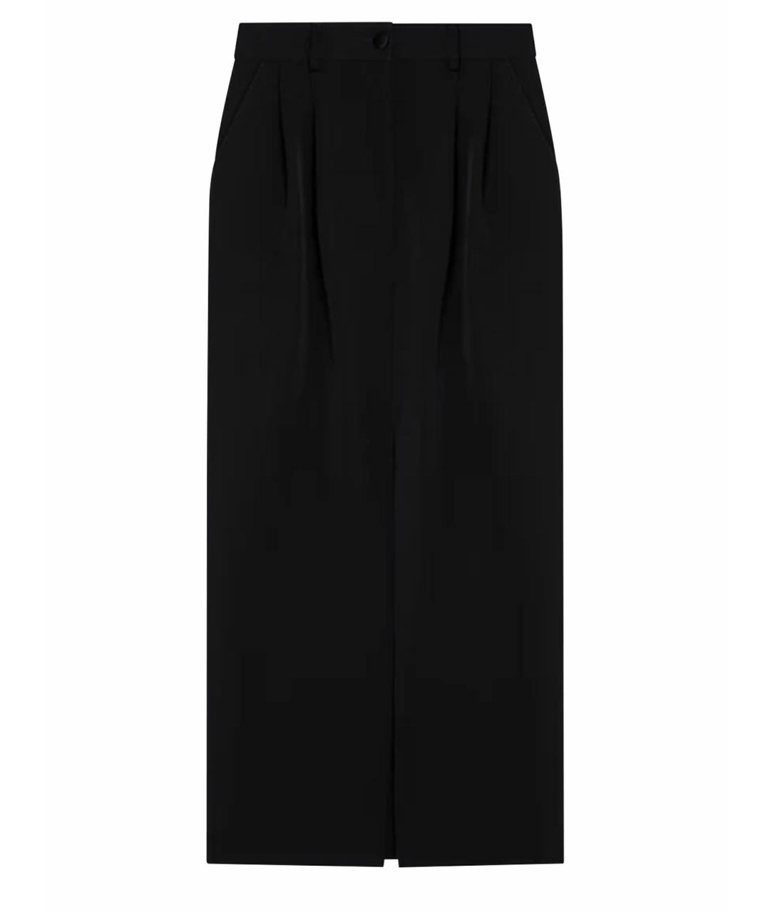 DOLCE&GABBANA Черная юбка миди, фото 1