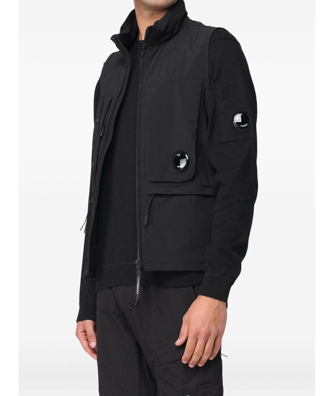 CP COMPANY Черный жилет, фото 3