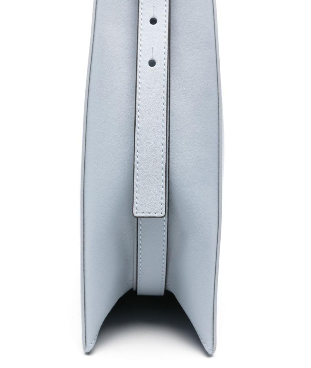 FURLA Голубая кожаная сумка тоут, фото 3