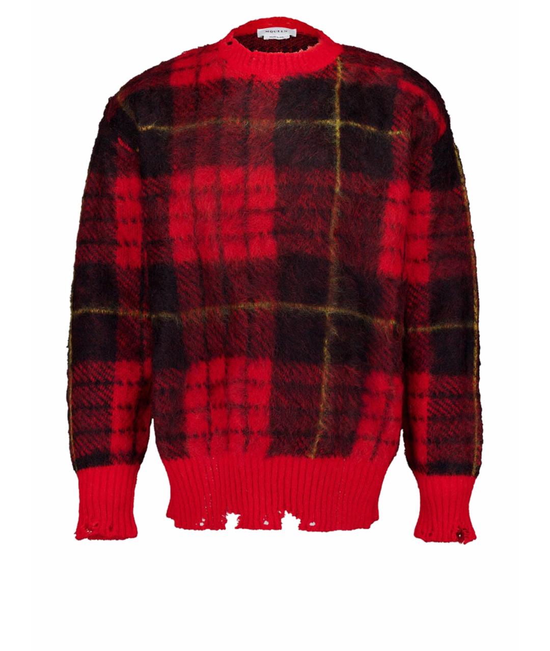 ALEXANDER MCQUEEN Красный джемпер / свитер, фото 1