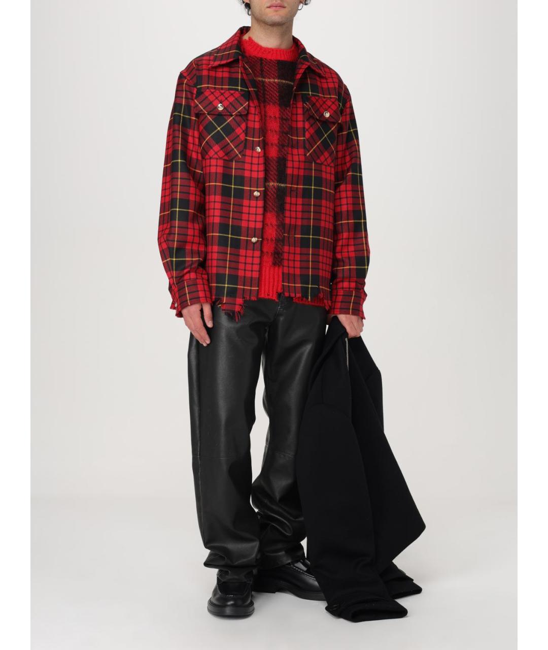 ALEXANDER MCQUEEN Красный джемпер / свитер, фото 3