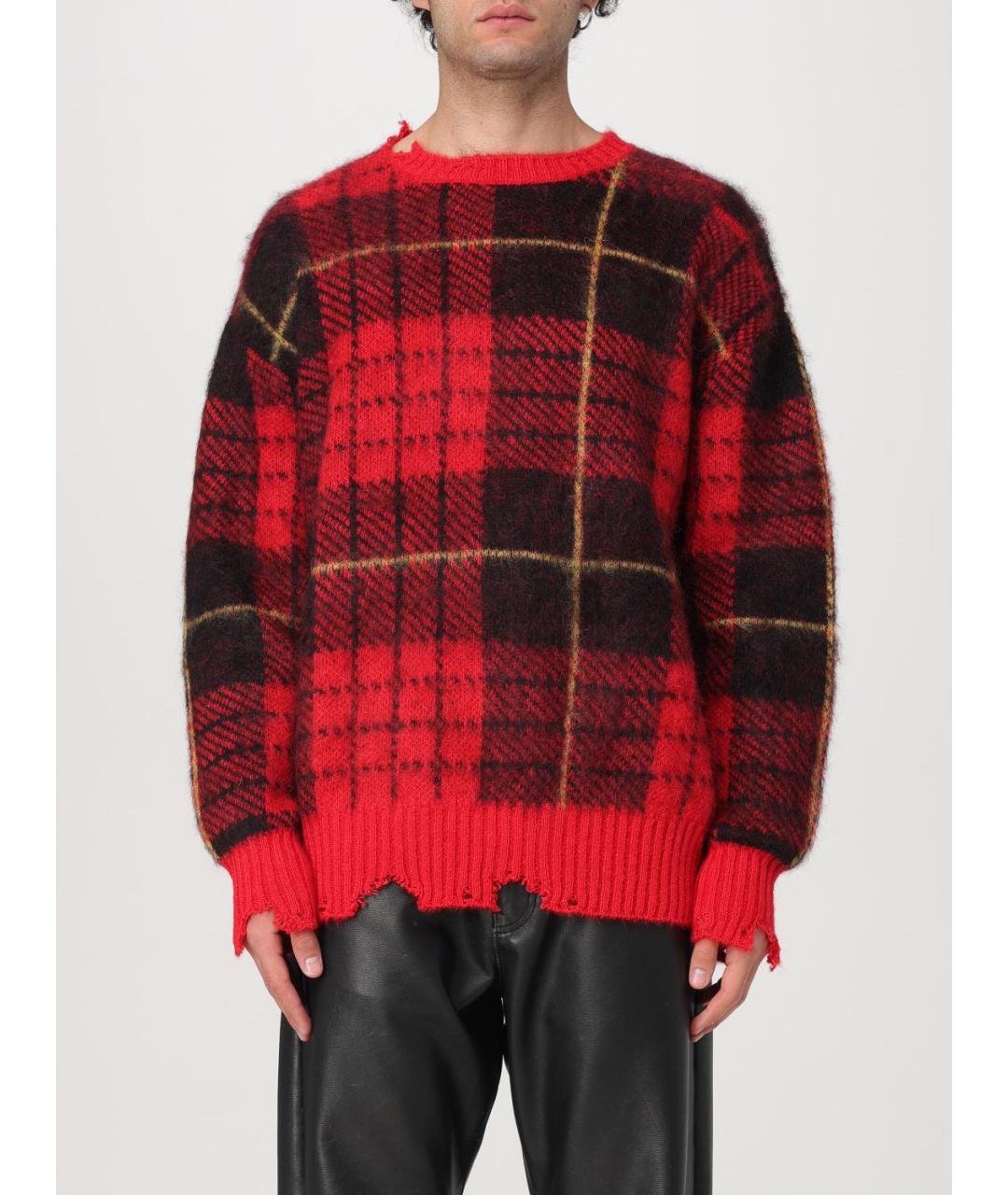 ALEXANDER MCQUEEN Красный джемпер / свитер, фото 2