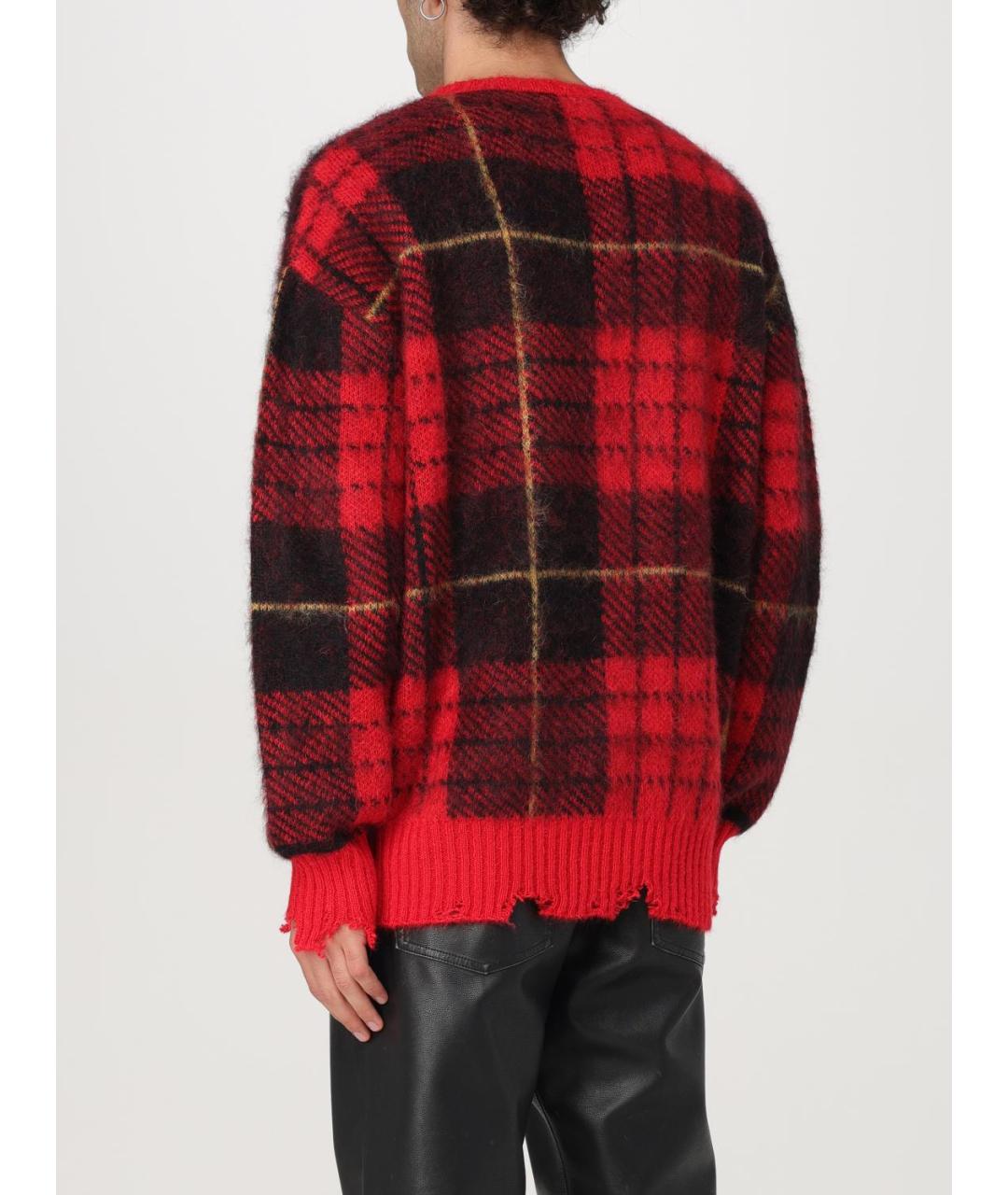 ALEXANDER MCQUEEN Красный джемпер / свитер, фото 4