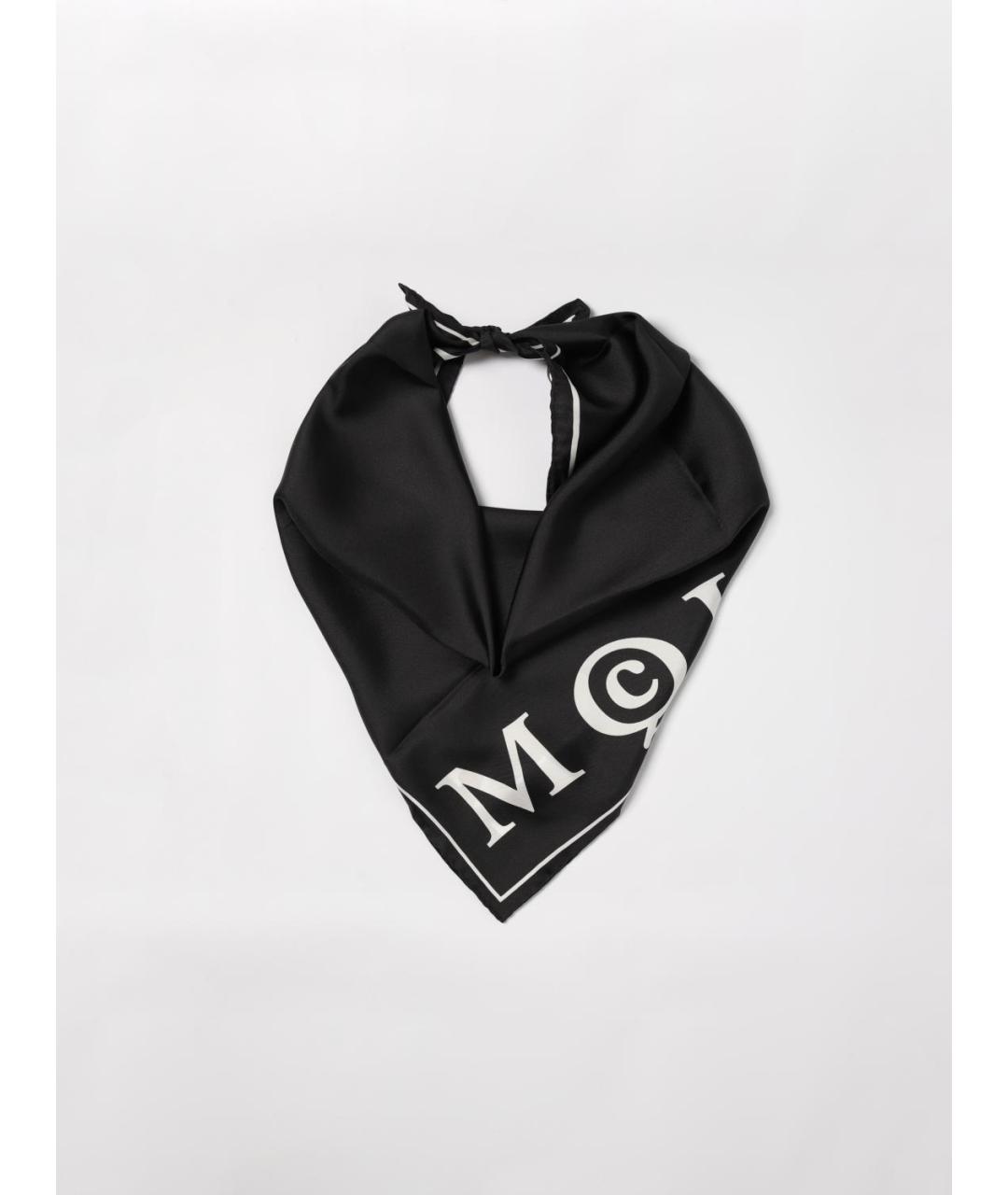 ALEXANDER MCQUEEN Черный шарф, фото 2
