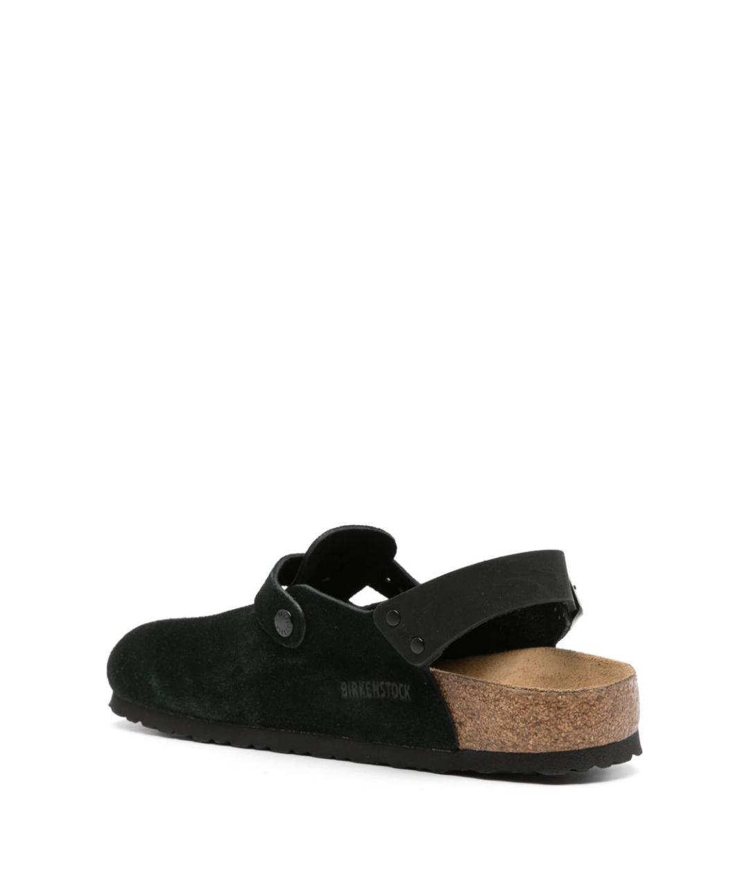 BIRKENSTOCK Черные кожаные сандалии, фото 3