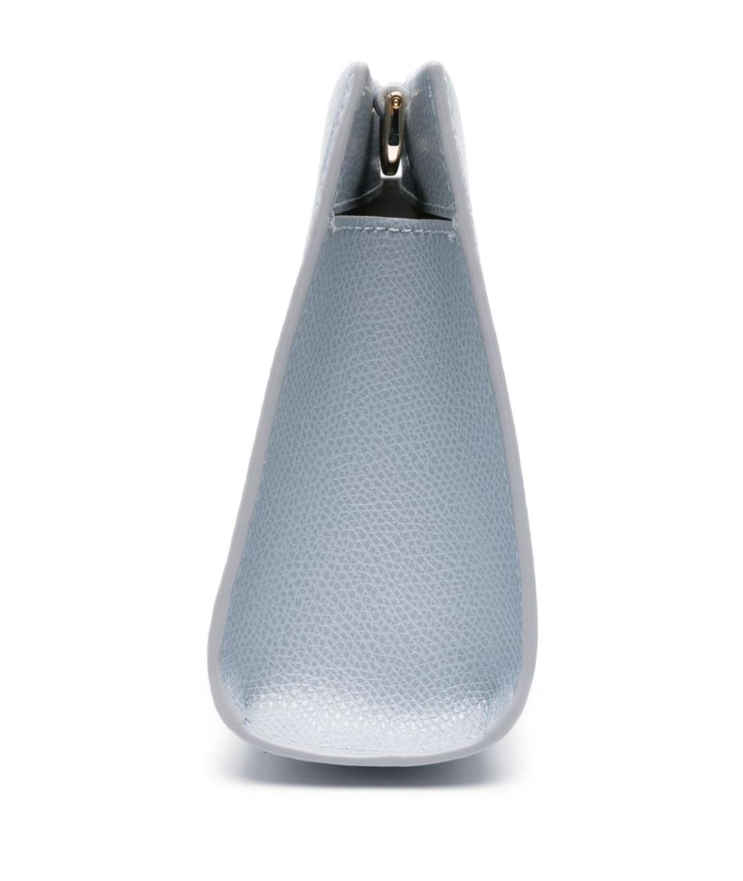 FURLA Голубая кожаная сумка через плечо, фото 3