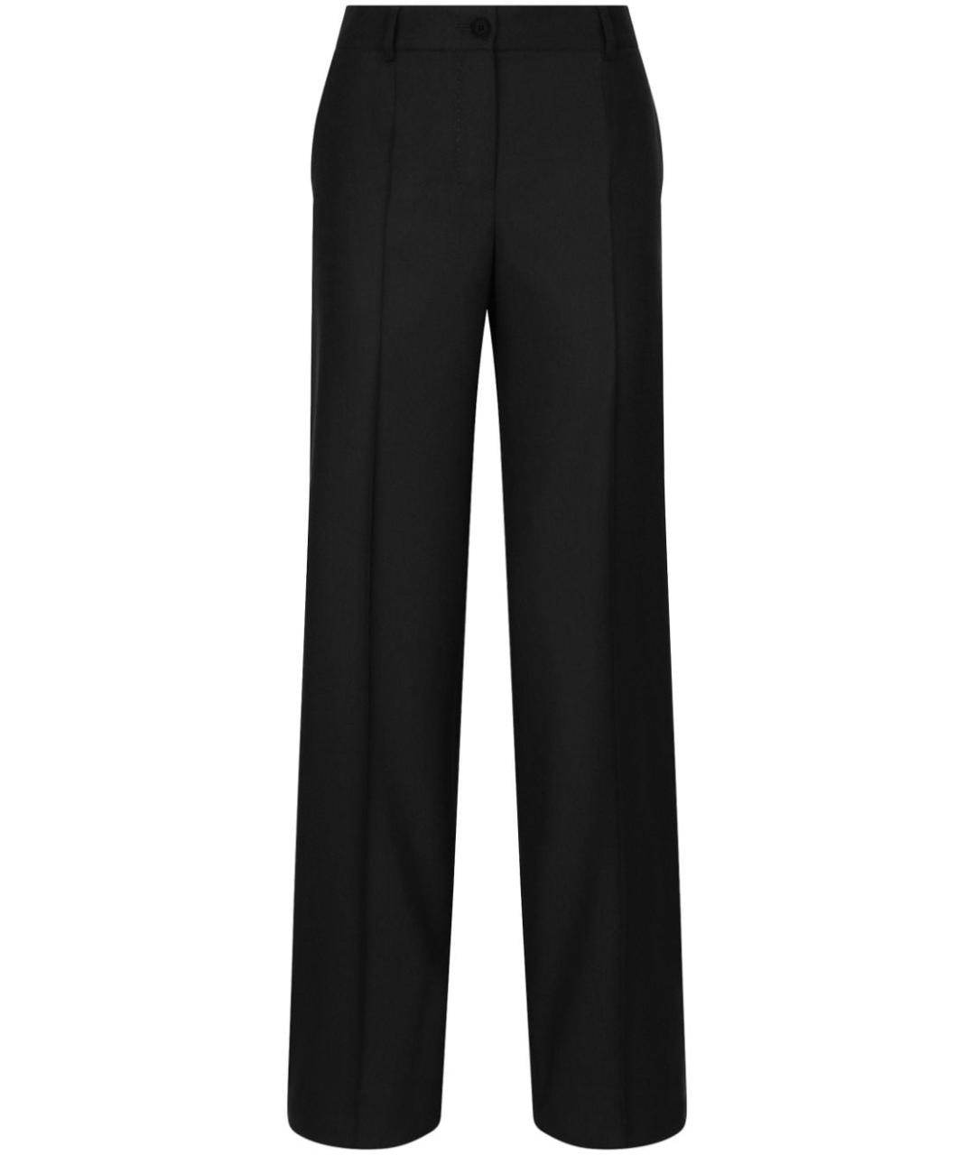 DOLCE&GABBANA Черные прямые брюки, фото 1