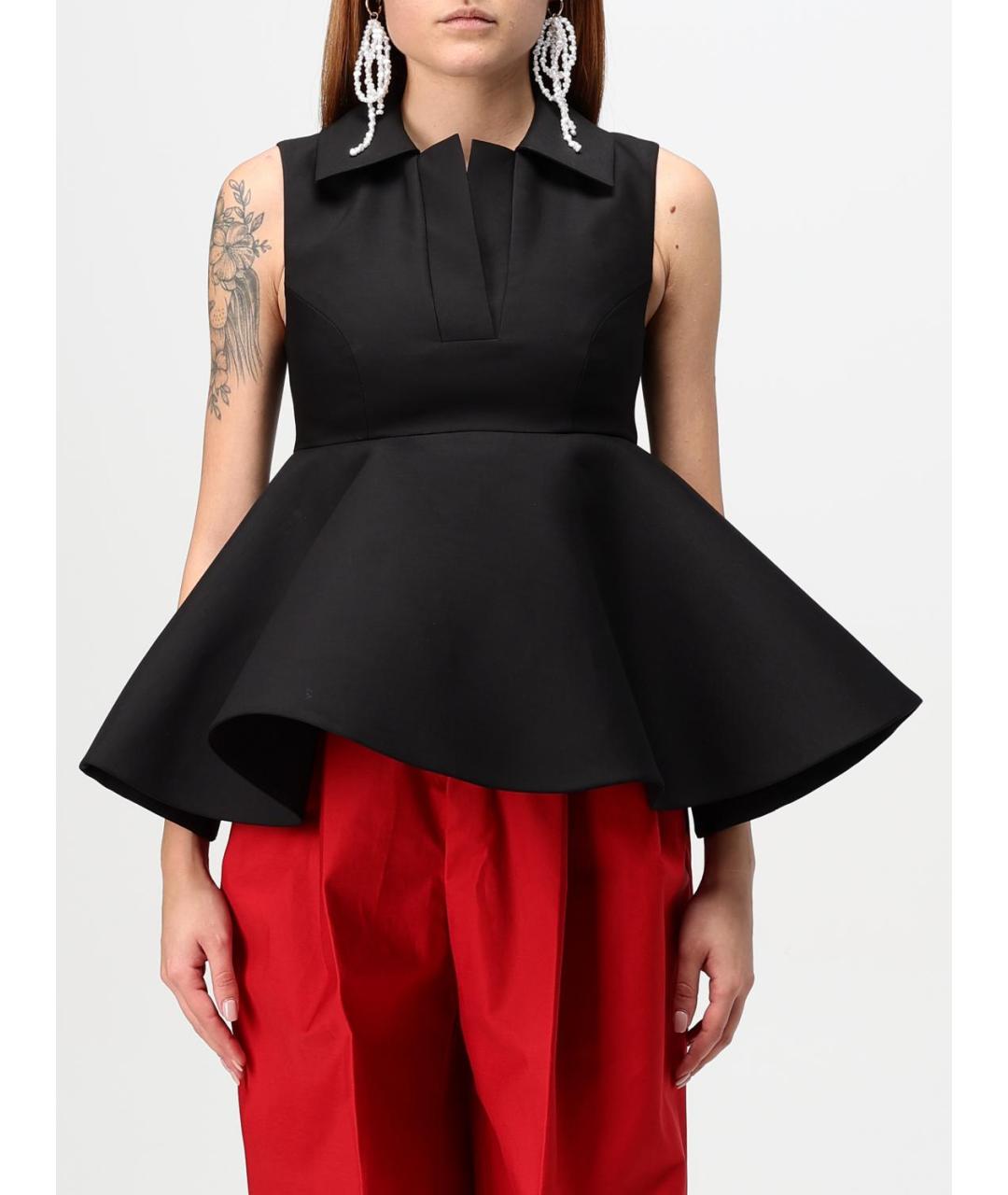 JACQUEMUS Черная блузы, фото 2