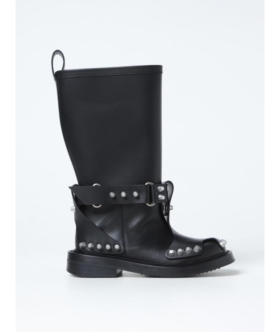 ALEXANDER WANG Черные кожаные сапоги, фото 4