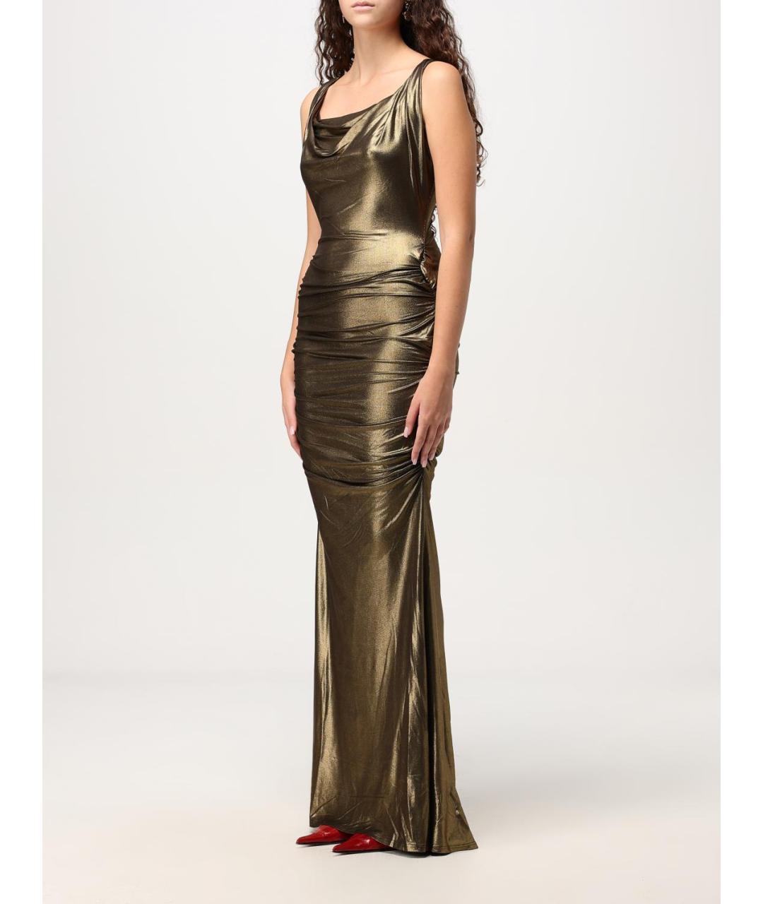VIVIENNE WESTWOOD Золотое платье, фото 5