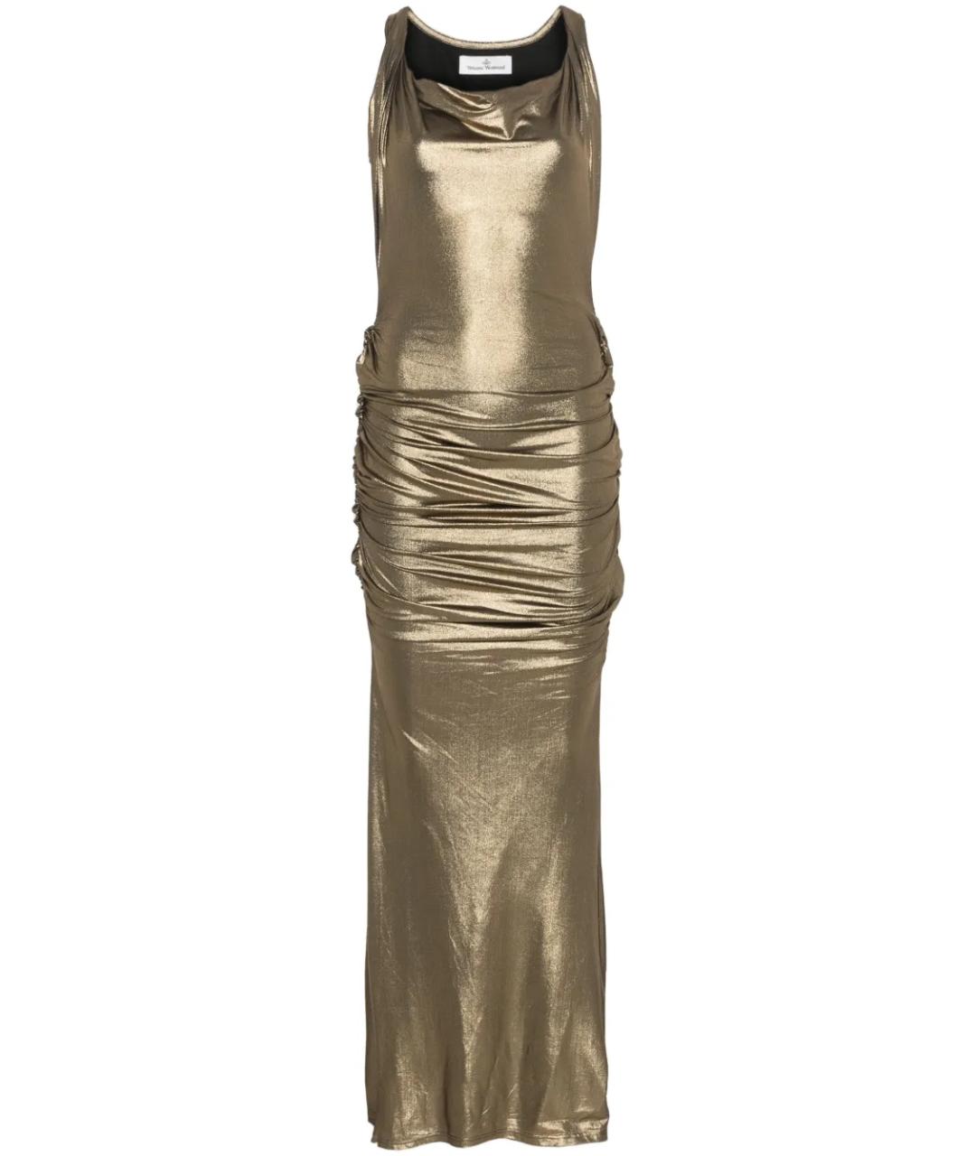 VIVIENNE WESTWOOD Золотое платье, фото 1