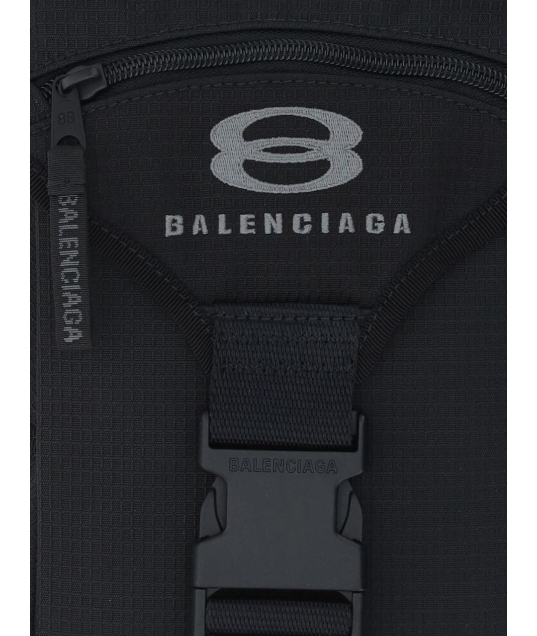 BALENCIAGA Черная сумка на плечо, фото 3