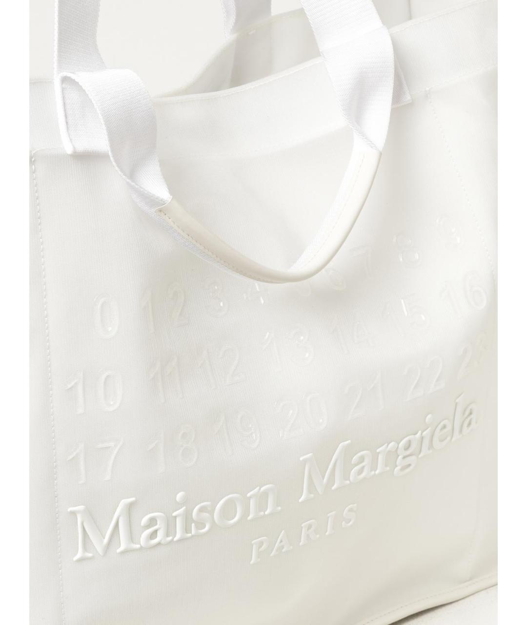 MAISON MARGIELA Белая сумка тоут, фото 4