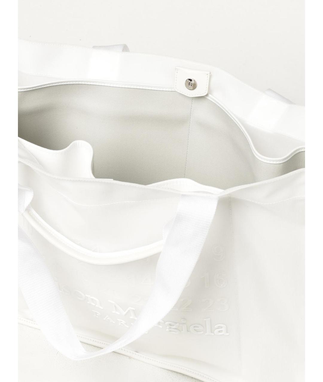 MAISON MARGIELA Белая сумка тоут, фото 5