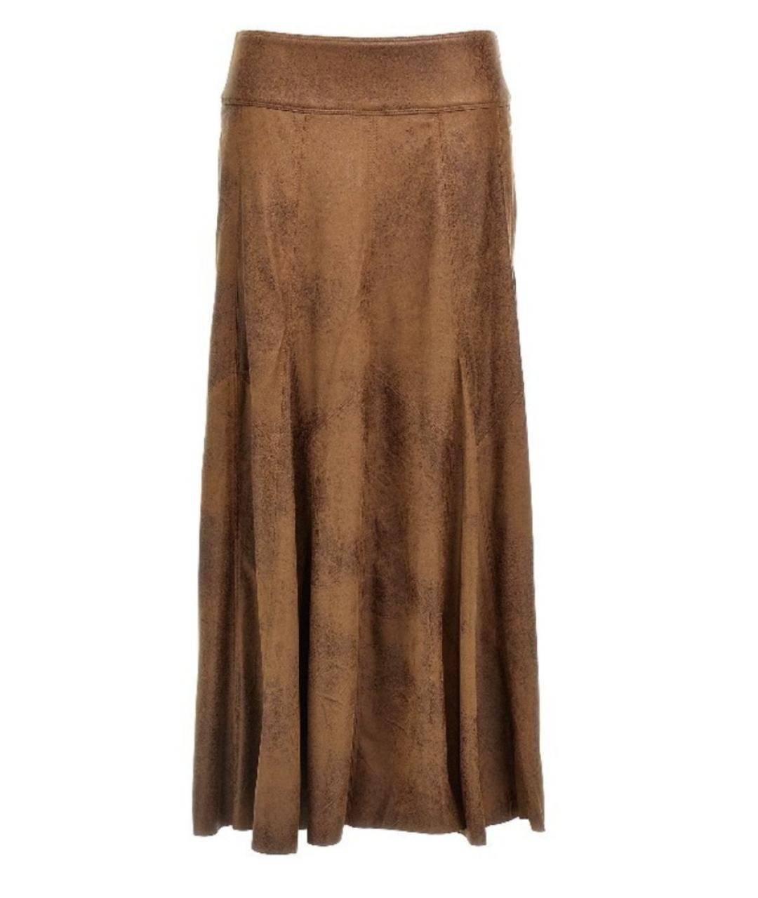 ISABEL MARANT Коричневая юбка макси, фото 1