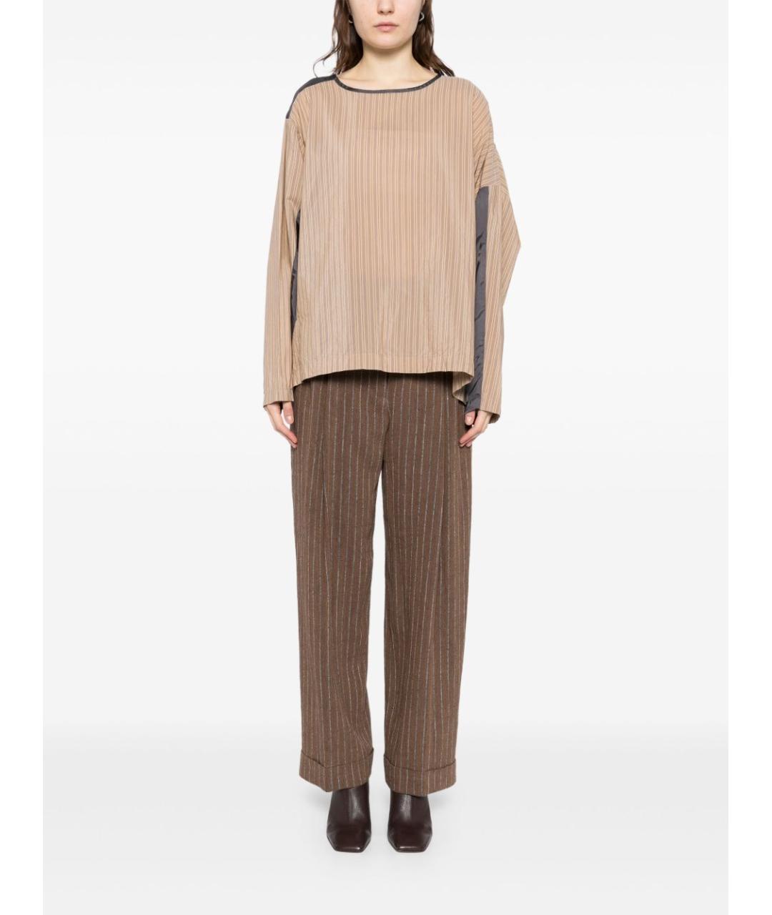 DRIES VAN NOTEN Бежевая блузы, фото 4