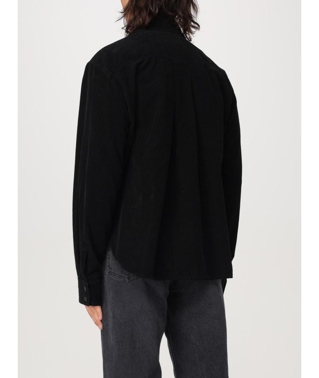 SAINT LAURENT Черная хлопковая куртка, фото 4
