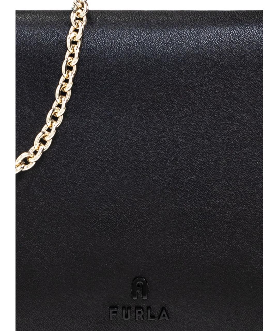 FURLA Черная сумка через плечо, фото 6