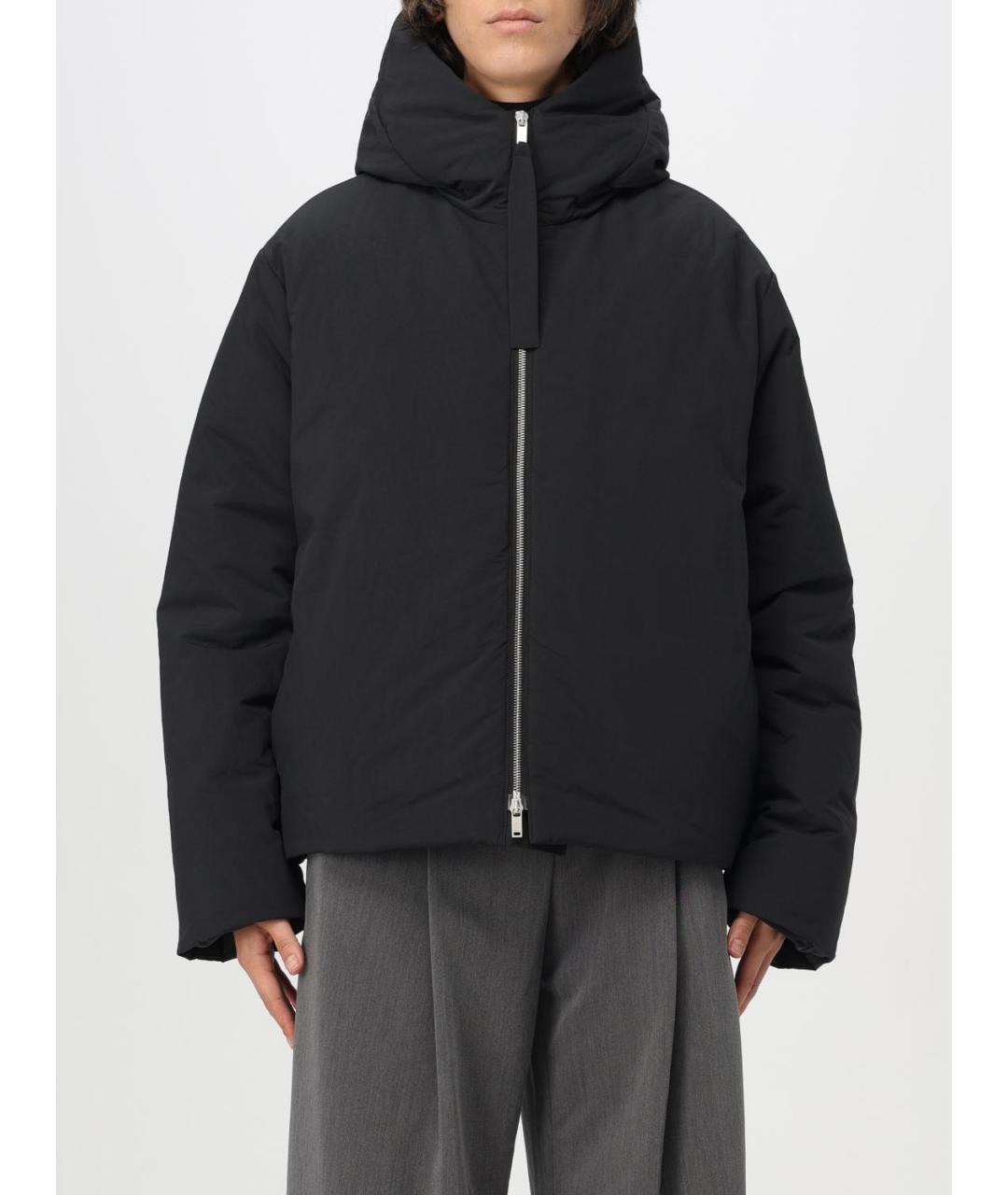 JIL SANDER Черный пуховик, фото 2