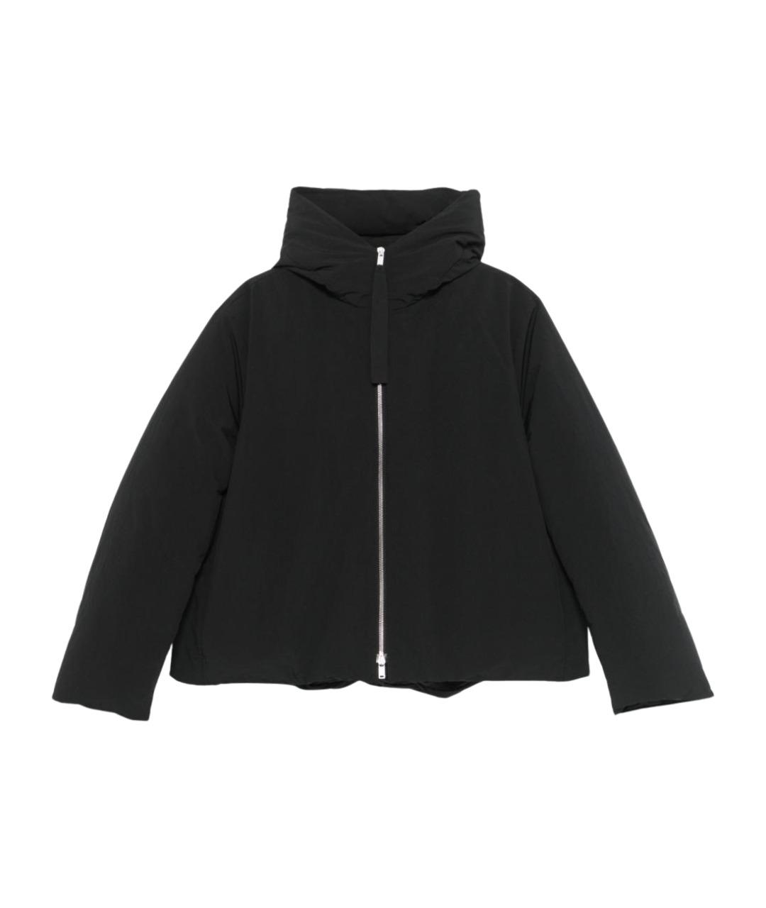 JIL SANDER Черный пуховик, фото 1