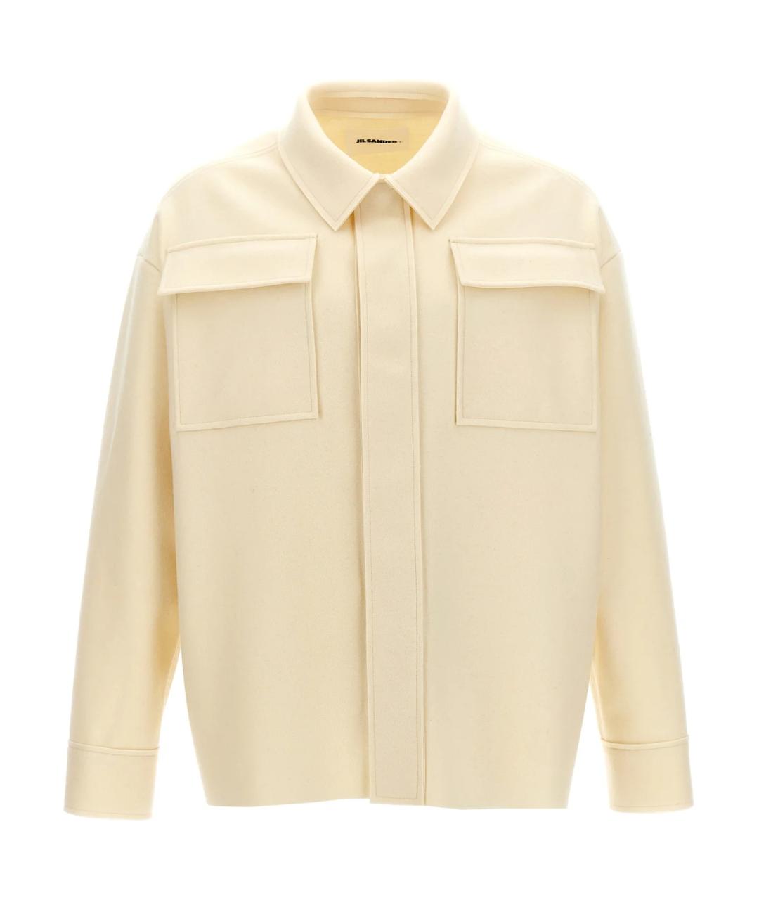 JIL SANDER Белая кэжуал рубашка, фото 1