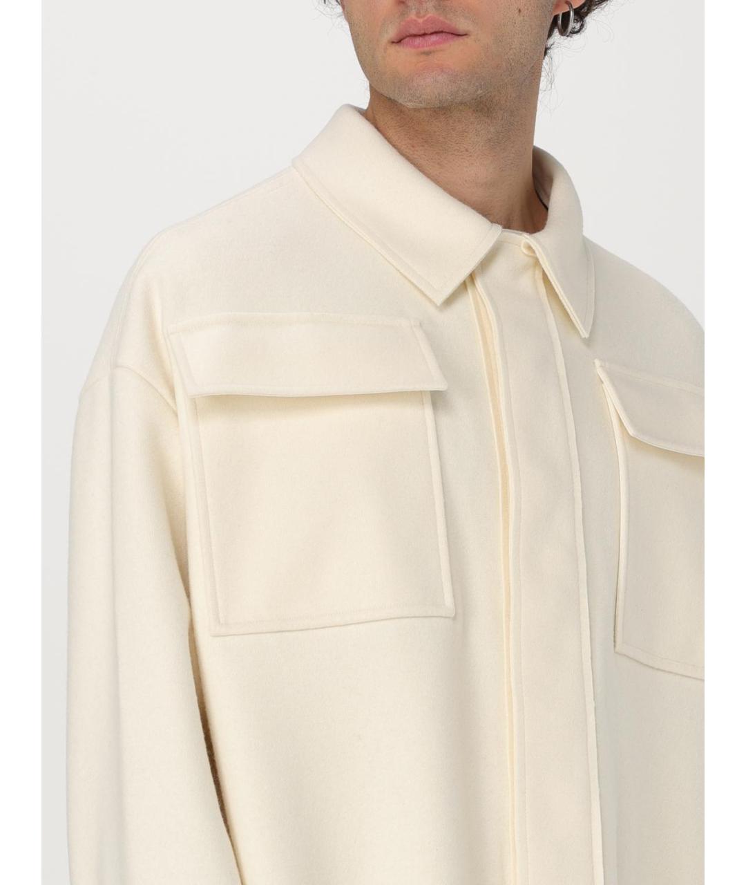 JIL SANDER Белая кэжуал рубашка, фото 5