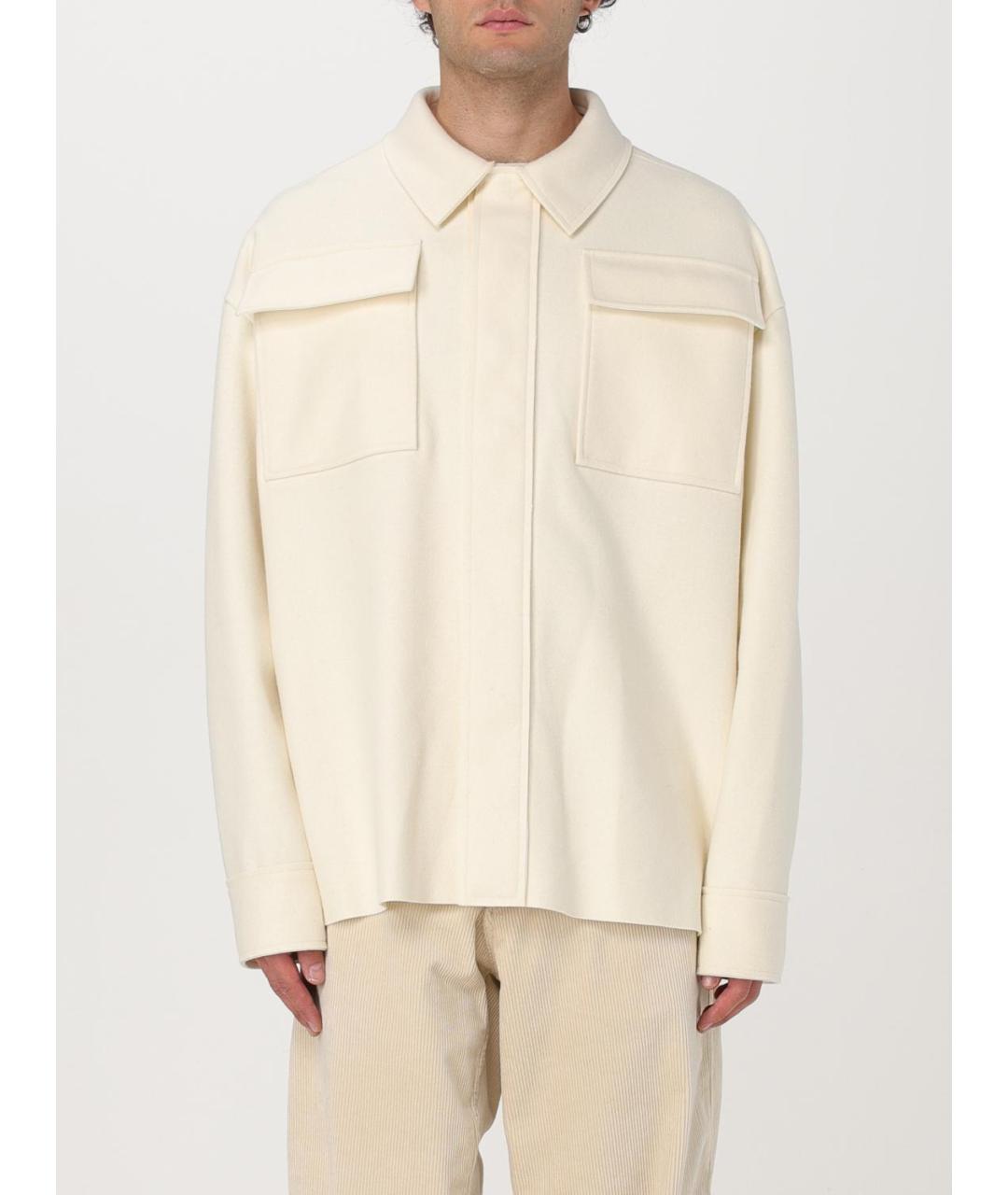 JIL SANDER Белая кэжуал рубашка, фото 2