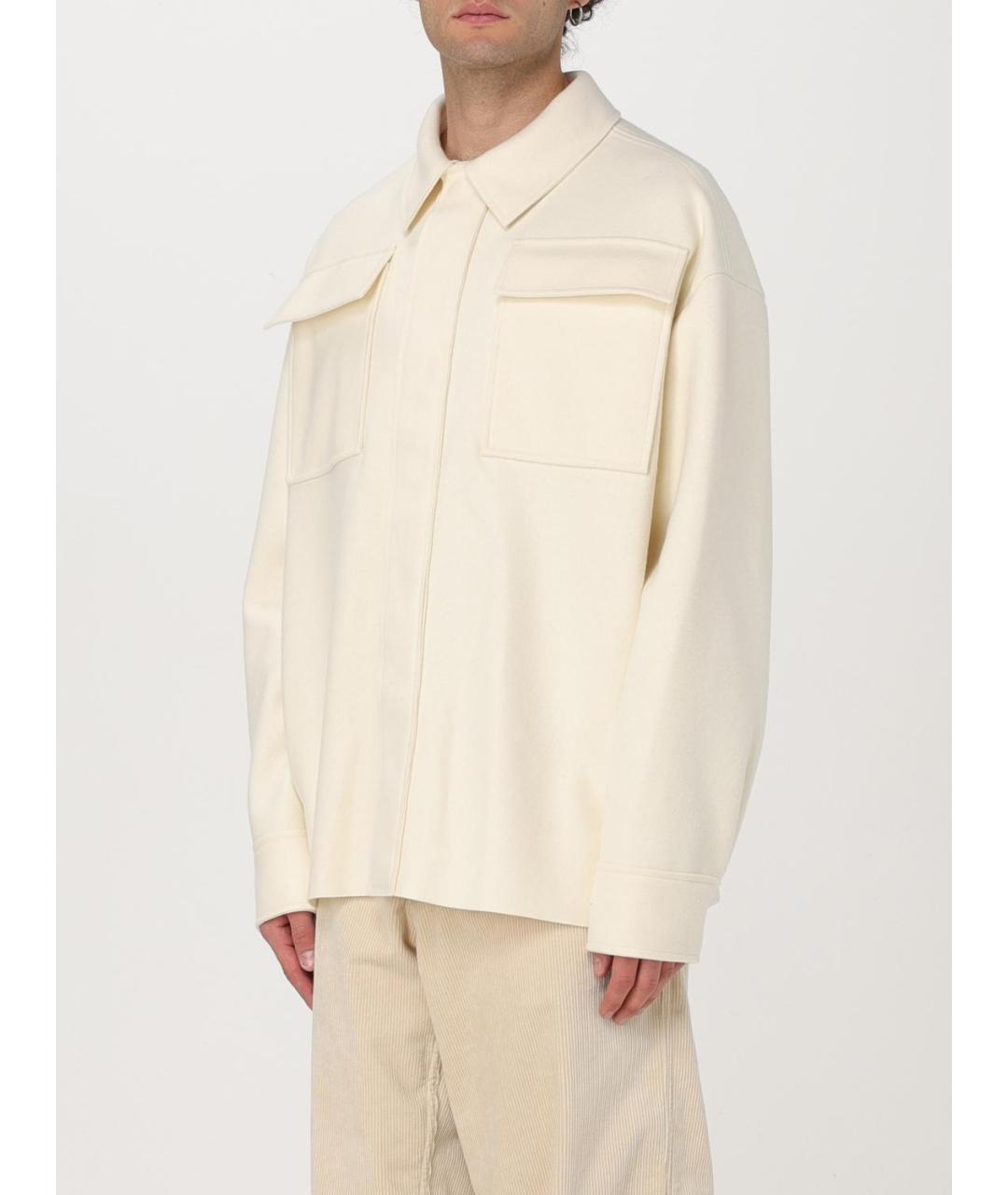 JIL SANDER Белая кэжуал рубашка, фото 4