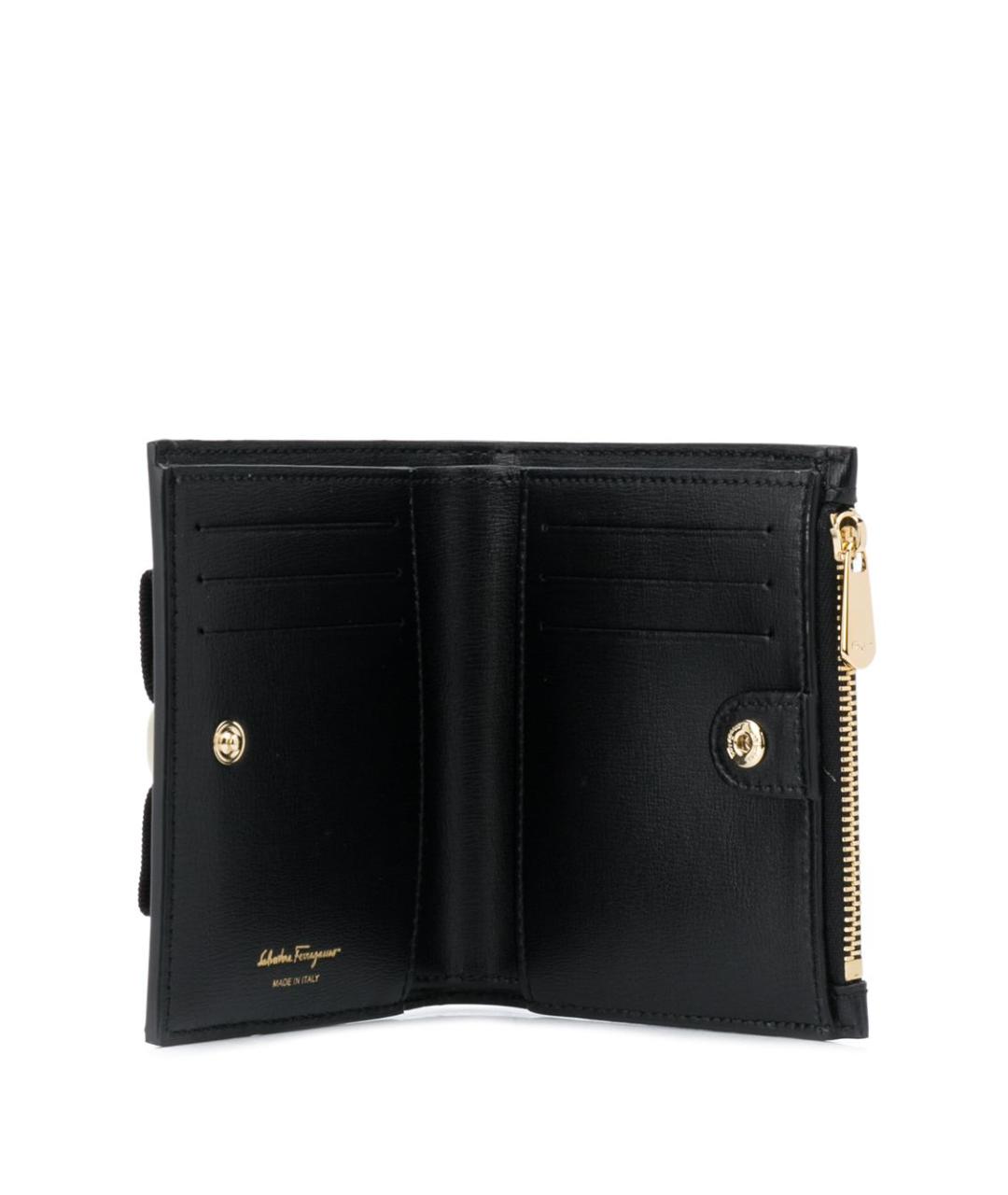 FERRAGAMO Черный кошелек, фото 2