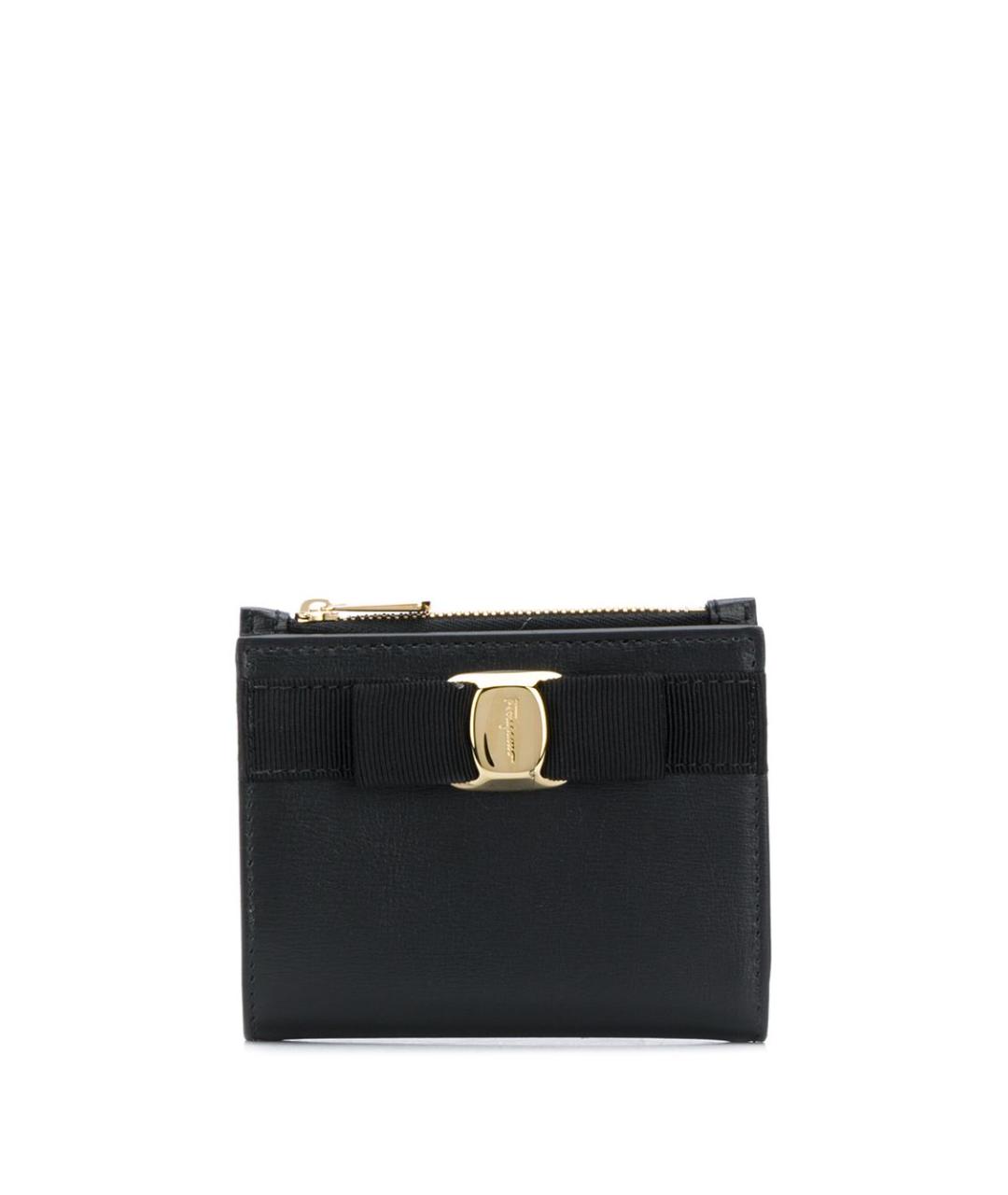 FERRAGAMO Черный кошелек, фото 1