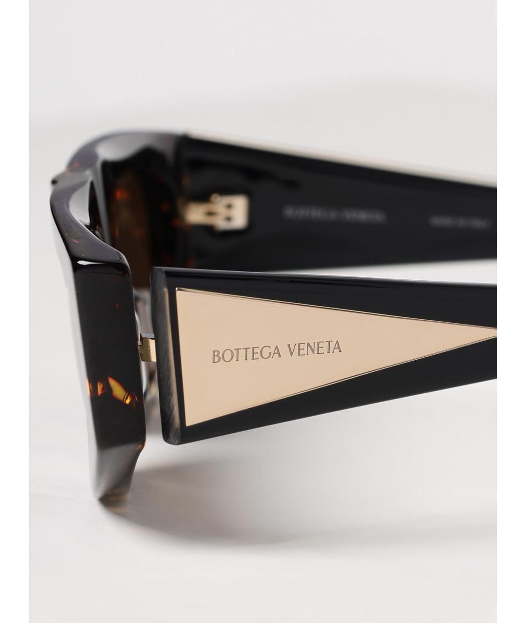 BOTTEGA VENETA Коричневые солнцезащитные очки, фото 4