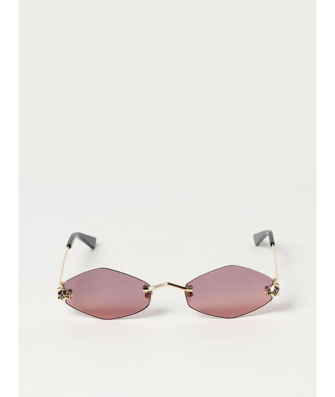 CARTIER Золотые солнцезащитные очки, фото 2