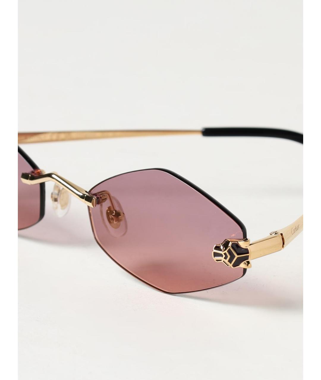 CARTIER Золотые солнцезащитные очки, фото 4