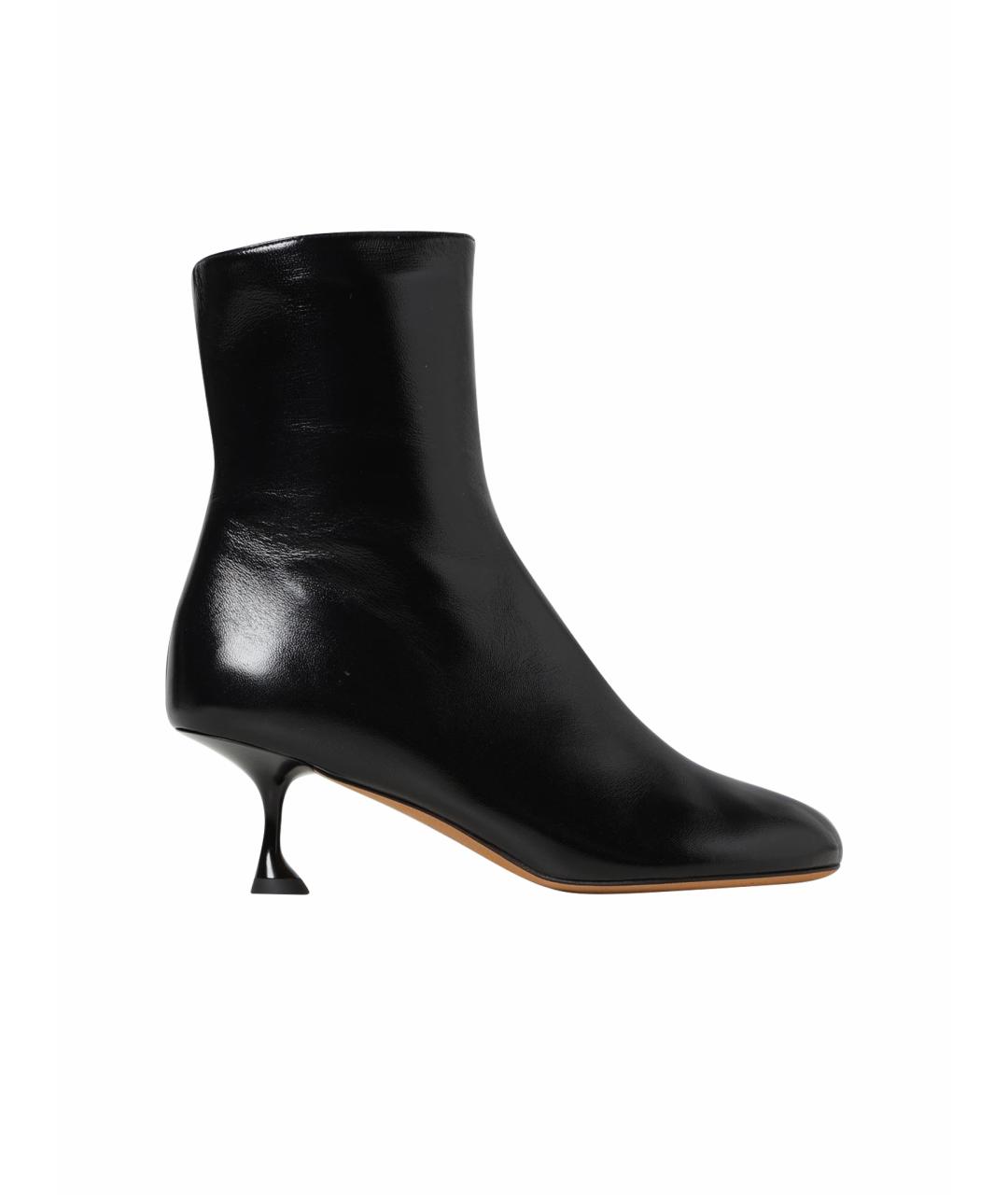 PROENZA SCHOULER Черные кожаные ботильоны, фото 1