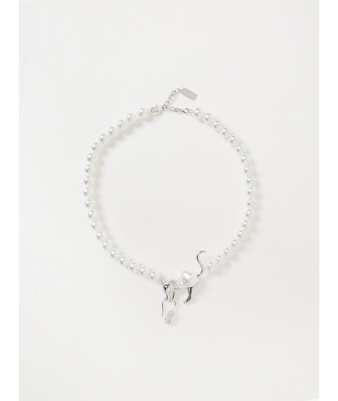 MARC JACOBS Серебряное жемчужное колье, фото 3