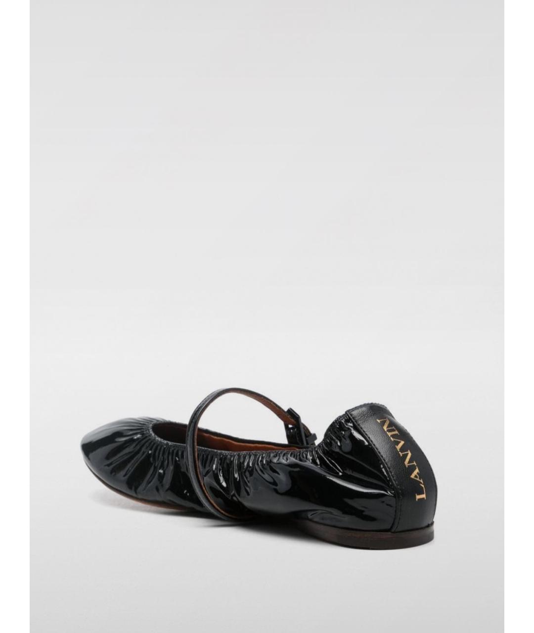 LANVIN Черные балетки, фото 4