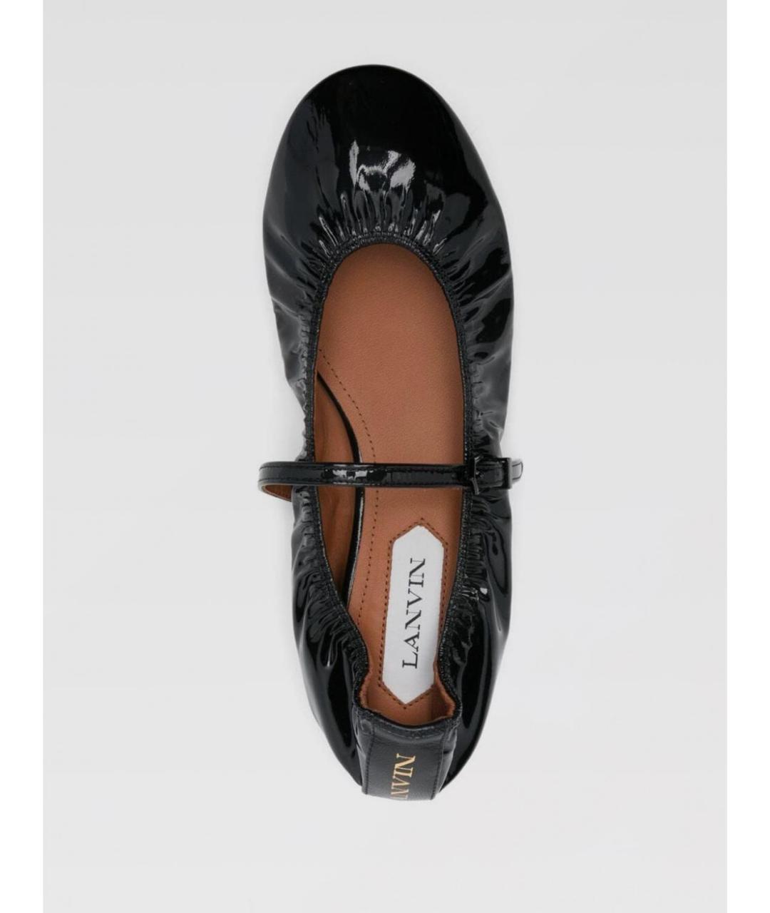 LANVIN Черные балетки, фото 3