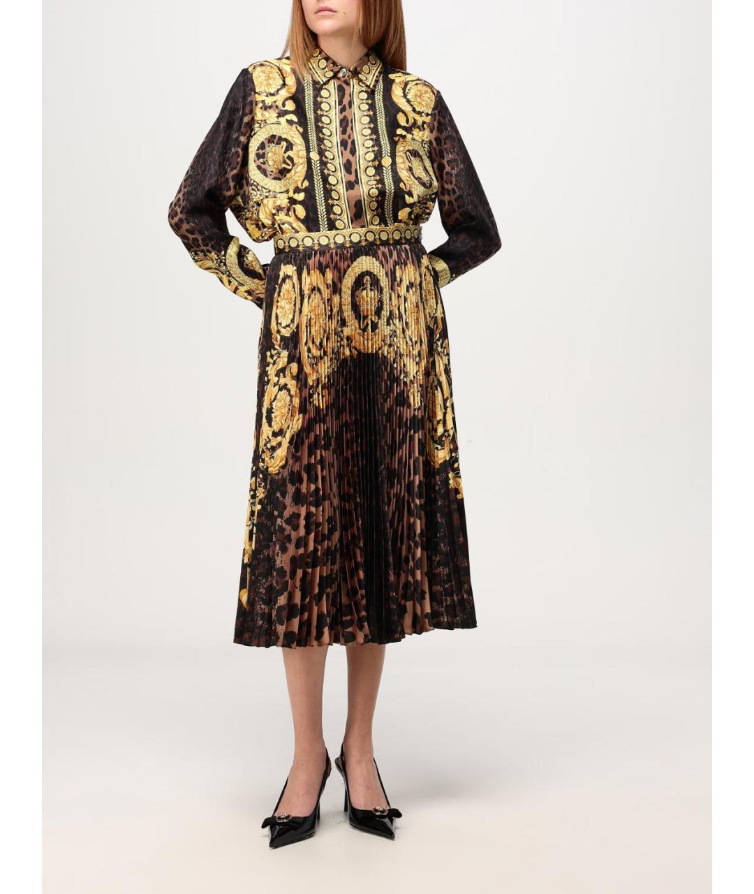 VERSACE Золотая рубашка, фото 3