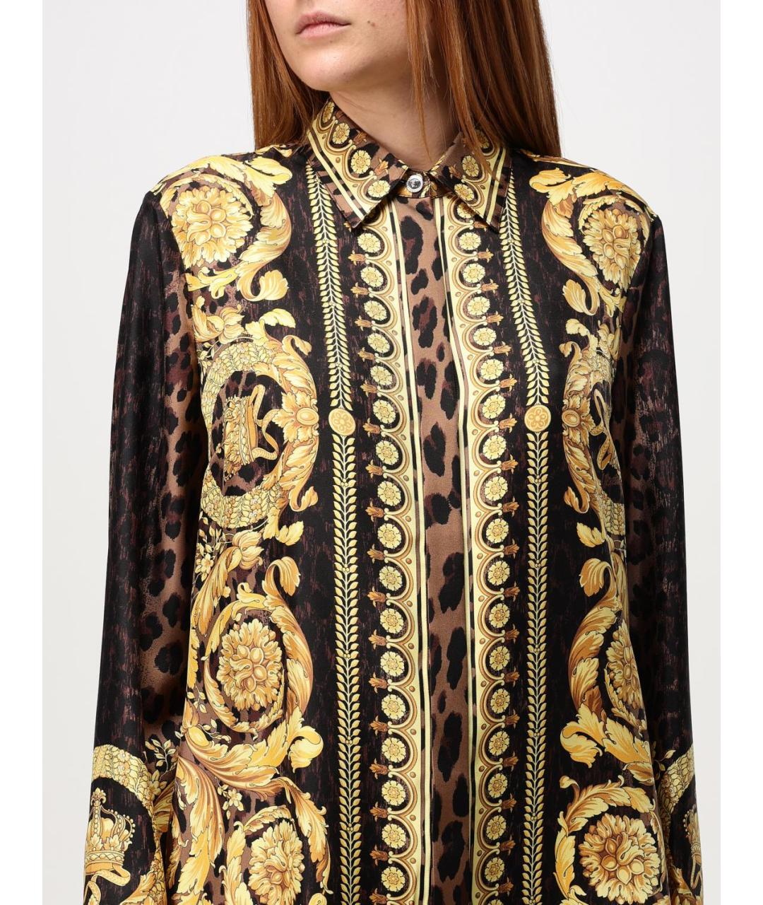VERSACE Золотая рубашка, фото 6