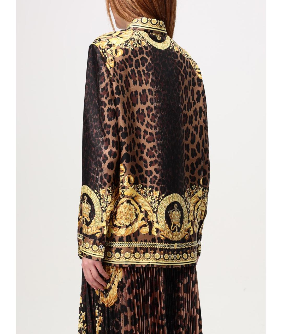 VERSACE Золотая рубашка, фото 4