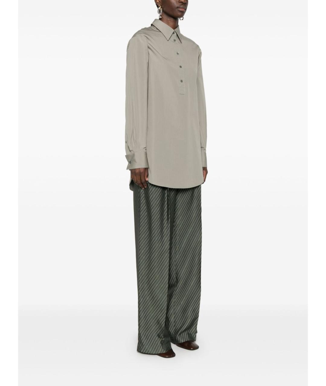 DRIES VAN NOTEN Серая рубашка, фото 3