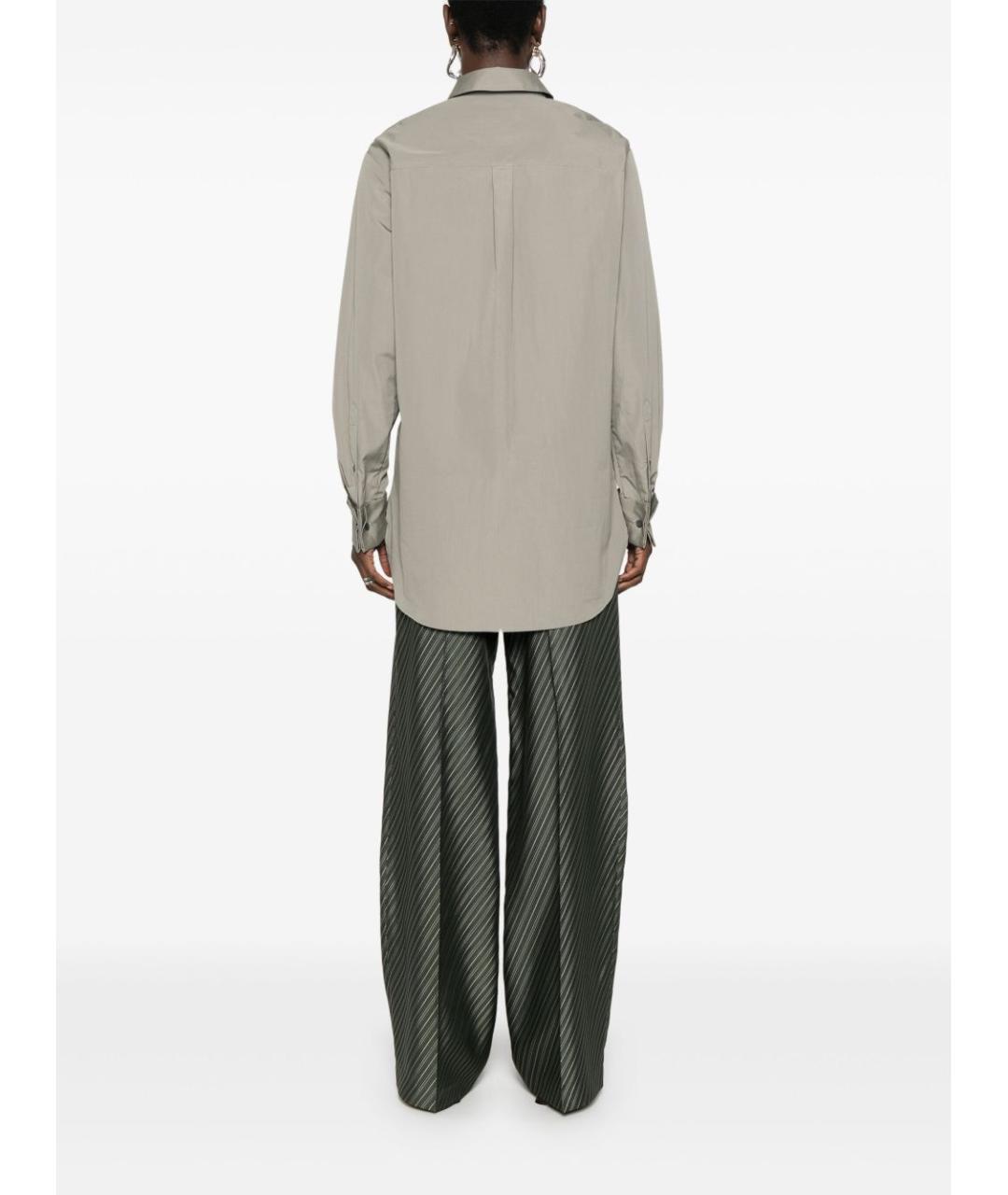 DRIES VAN NOTEN Серая рубашка, фото 5